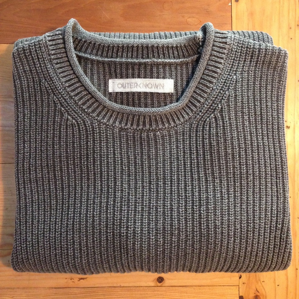 Outerknown Mens Gray Sweater